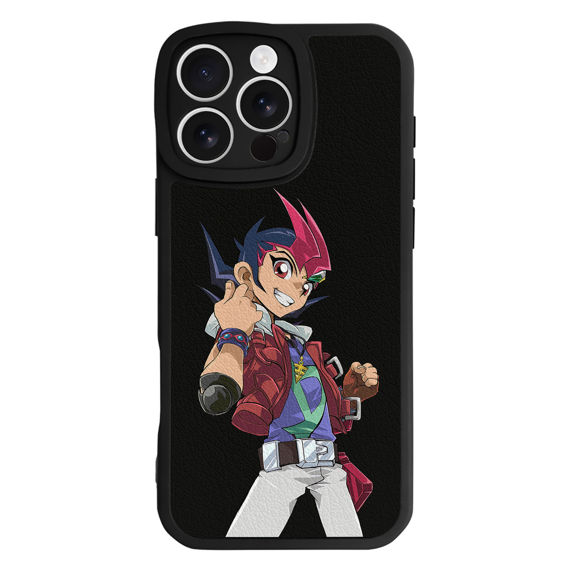 遊☆戯☆王 Yu-Gi-Oh! 【iPhone 16シリーズ対応】シリコンスマホケース（レザー調） 材質：シリコン